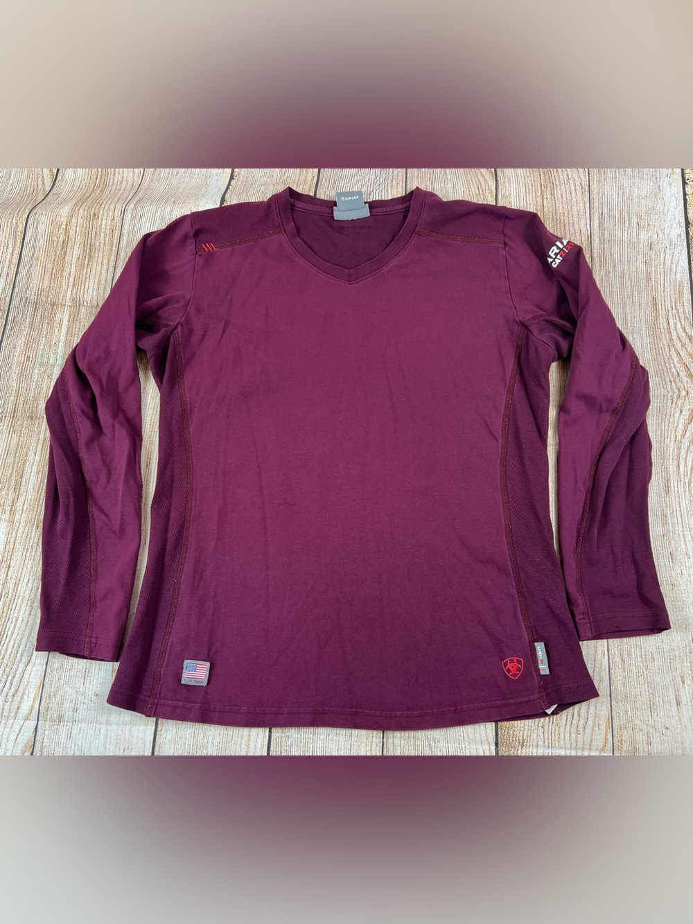 Women’s Ariat FR Fire Resistant Work Knit Longsleeve Shirt Size Medium